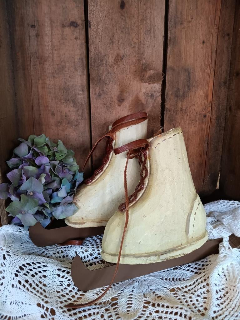 Houten schaatsen, Antiek en Kunst, Curiosa en Brocante, Ophalen of Verzenden