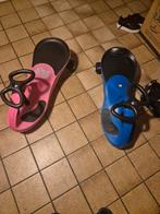 Twee Loopauto's - Roze en Blauw, Ophalen of Verzenden, Gebruikt, Loopvoertuig