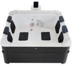 NIEUW! MSpa Oslo Plus frame spa - 6 persoons, Tuin en Terras, Bubbelbaden en Hottubs, Ophalen of Verzenden, Nieuw, Grondzeil, Vast