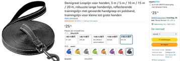 dog leash (One piece each of 1m, 5m, 10m, and 20m. ) beschikbaar voor biedingen