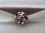 Pandora Bedel Rood, Verzenden, Zo goed als nieuw, Zilver, Pandora