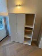 VIHALS opbergmeubel (IKEA), wit/hout, 105x37x140 cm, Ophalen, 100 tot 150 cm, Zo goed als nieuw, Minder dan 150 cm