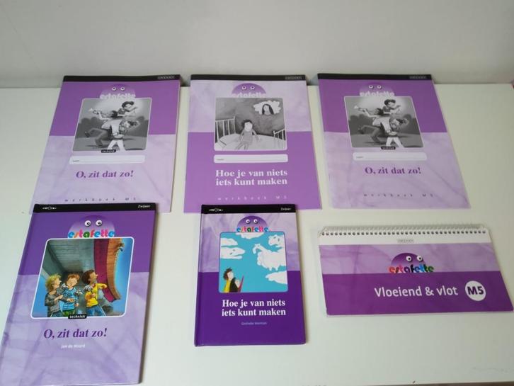 Estafette - VERSIE 2 - Groep 5 - M5 pakket voor €15,00., Boeken, Schoolboeken, Nieuw, Nederlands, Overige niveaus, Ophalen of Verzenden