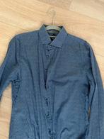 Zgan heren overhemd OLYMP slim fit maat M, Blauw, Zo goed als nieuw, Olymp, Halswijdte 39/40 (M)