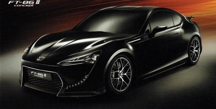 Folder-kaart Toyota FT-86 ll Concept (ca.2011), Boeken, Auto's | Folders en Tijdschriften, Zo goed als nieuw, Toyota, Verzenden