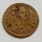 Antieke Rekenpenning Alexander de Grote Leeuw Diana Lauer, Postzegels en Munten, Penningen en Medailles, Ophalen of Verzenden