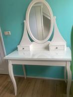 IKEA Hemnes Kaptafel met Spiegel, Huis en Inrichting, Ophalen, Zo goed als nieuw, Glas, 100 tot 150 cm