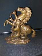Bronzen beeld "Marly Horse" naar G. Cousteau, Antiek en Kunst, Antiek | Koper en Brons, Ophalen of Verzenden, Brons