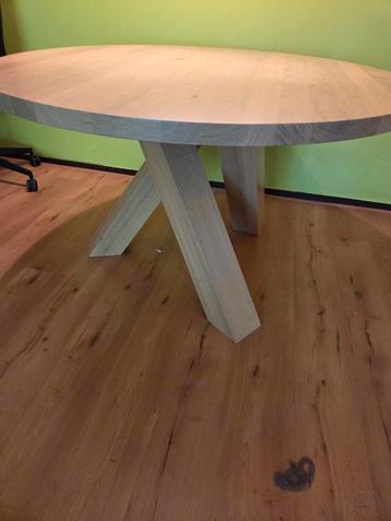 Massief Eiken Tafel - 130cm beschikbaar voor biedingen