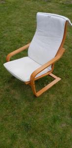 Stoel Poäng Ikea, Huis en Inrichting, Stoelen, Ophalen, Hout, Gebruikt, Wit