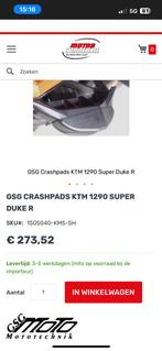 Gsg crashpad 1290 super duke r gen 1 en 2, Motoren, Ophalen of Verzenden