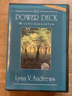 Het Lynn V. Andrews Power Deck Wijsheidskaarten, Boeken, Tarot of Kaarten leggen, Overige typen, Ophalen of Verzenden, Zo goed als nieuw