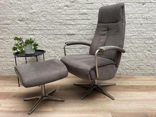 Verstelbare relax fauteuil Prominent C-100 relax stoel XL, Huis en Inrichting, Fauteuils, Zo goed als nieuw, Stof, 50 tot 75 cm
