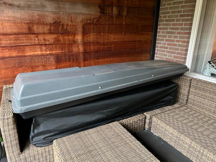Dakkoffer ~234cm lang - Gebruikt, Auto diversen, Dakkoffers, Gebruikt, Ophalen