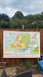 De Hebri, wandkaart Europa, Ophalen of Verzenden, Aardrijkskunde