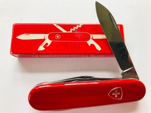ELINOX 1977 old Box INOXDABLE Swiss Army knife NEW IN BOX (2, Caravans en Kamperen, Kampeergereedschap, Nieuw, Ophalen of Verzenden