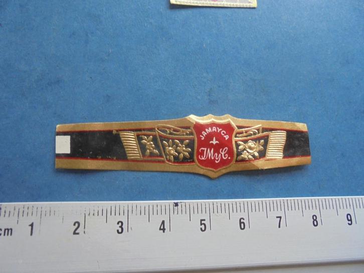 Oude sigarenband JAMAYCA., Verzamelen, Rookartikelen, Aanstekers en Luciferdoosjes, Zo goed als nieuw, Sigarenbandjes, Ophalen of Verzenden
