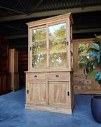 Smalle Teakhout Vitrinekast | Servieskast | Winkelkast #2233