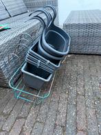Plantenbakken voor balkon of tuin, Tuin en Terras, Bloempotten, Kunststof, Gebruikt, Binnen, Ophalen of Verzenden