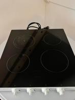 Etna KVC154WIT keramische kookplaat - Wit, Witgoed en Apparatuur, Kookplaten, Ophalen, Gebruikt, Keramisch, 4 kookzones