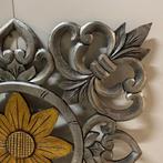 Wandpaneel - Raampaneel - handgemaakt –zilver - TTM Wonen, Huis en Inrichting, Www.ttmwonen.nl, Nieuw, Ophalen of Verzenden, Info@ttmwonen.nl