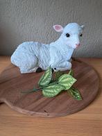 Mooi beeld van een liggende schaapje te koop, Verzamelen, Beelden en Beeldjes, Verzenden, Nieuw, Dier