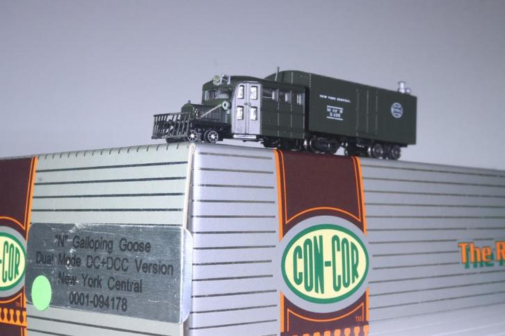 Gereserveerde motorwagen Galloping Goose, DCC-digitaal, NYC, Hobby en Vrije tijd, Modeltreinen | N-Spoor, Nieuw, Locomotief, Gelijkstroom