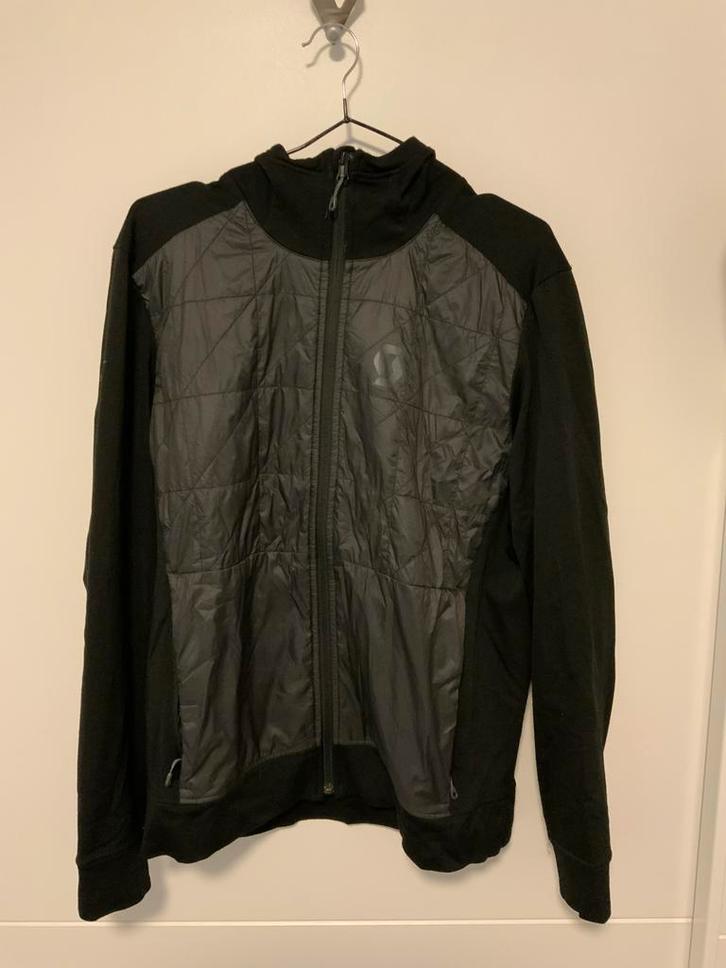 Scott vertic Merino hoody ski mid layer large, Kleding | Heren, Truien en Vesten, Maat 52/54 (L), Zwart, Ophalen of Verzenden