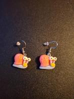 Homemade oorbellen Gerrit de Slak, Ophalen of Verzenden, Nieuw, Overige materialen, Hangers