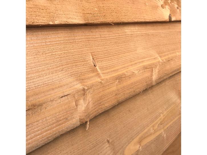 Douglas Zweeds rabat 17/17x125mm werkend voor €10,00 per m2, Tuin en Terras, Palen, Balken en Planken, Nieuw, Planken, 250 cm of meer