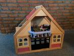Retro houten poppenhuis, Ophalen, Gebruikt, Poppenhuis