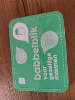 Babbelblik voor gezellige mannen, Ophalen of Verzenden, Zo goed als nieuw