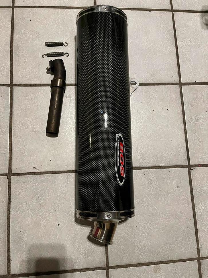 Bos Performance Carbon Uitlaatdemper ZZR1400, Motoren, Onderdelen | Overige, Gebruikt, Ophalen