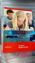 Tom Boves - Contact maken op school, Boeken, Sociale wetenschap, Tom Boves; Marijke van Dijk, Ophalen of Verzenden, Zo goed als nieuw