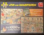Jan van Haasteren 2x1000 OUD EN NIEUW - FABRIEK KERSTMAN, Hobby en Vrije tijd, Denksport en Puzzels, Ophalen of Verzenden, 500 t/m 1500 stukjes