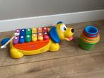 Baby Speelgoed Set - Xylofoon Hond & Stapelbekers, Ophalen of Verzenden, Gebruikt, Overige typen, Met geluid