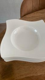 Villeroy en Boch waves diepe borden, Huis en Inrichting, Keuken | Servies, Ophalen, Zo goed als nieuw, Bord(en), Overige stijlen