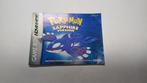 [GBA] Pokémon Sapphire Instruction Booklet USA, Spelcomputers en Games, 1 speler, Ophalen of Verzenden, Zo goed als nieuw, Role Playing Game (Rpg)