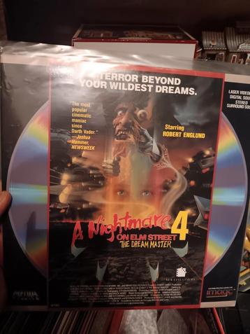 Laserdisc a nightmare on elm street 4 horror nieuw  beschikbaar voor biedingen