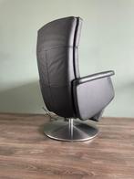 Luxe zwarte elektrische leren relax fauteuil / relax stoel, Ophalen, Nvt, Nvt, Nvt