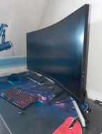 Lenovo 34" Curved Gaming Monitor, Gaming, Gebruikt, Curved, VA