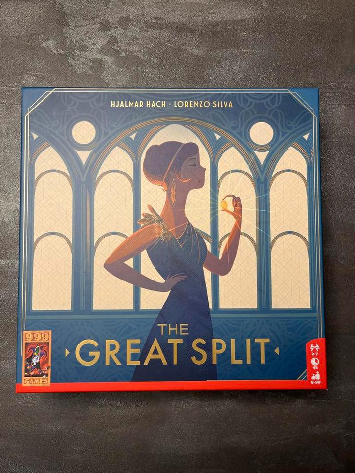 The Great Split - 999 Games, Hobby en Vrije tijd, Gezelschapsspellen | Bordspellen, Zo goed als nieuw, Drie of vier spelers, Vijf spelers of meer