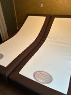 Elektrische boxspring, Huis en Inrichting, Ophalen, Gebruikt, Bruin, Tweepersoons