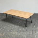 Bamboe salontafel (120x60cm), Ophalen, Metaal, 100 tot 150 cm, Nieuw