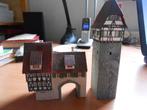 modelspoor HO kasteelpoort met woning en toren vakwerkstijl, Hobby en Vrije tijd, Modeltreinen | H0, Overige merken, Gebruikt