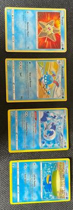 4 water element Pokemon kaarten, Hobby en Vrije tijd, Ophalen of Verzenden, Zo goed als nieuw