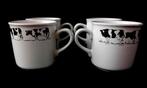 Set/4 koffiemokken Koeien, Ophalen of Verzenden