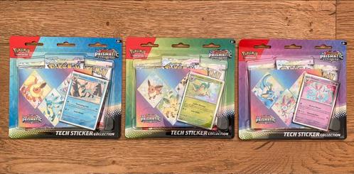 Pokémon TCG - Prismatic Evolutions Tech Sticker Collection, Hobby en Vrije tijd, Verzamelkaartspellen | Pokémon, Nieuw, Foil, Ophalen of Verzenden