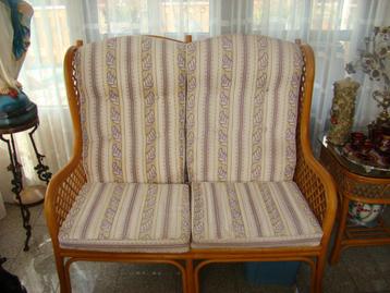 Rotan meubelen set 50 / 60e jaren beschikbaar voor biedingen