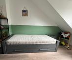 WOOOD bed Dennis en bijbehorend nachtkastje te koop, Huis en Inrichting, Slaapkamer | Bedden, Ophalen, Gebruikt, 90 cm, Eenpersoons